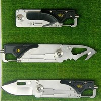 Sanrenmu 6050LUF-PH Rettungsmesser 8Cr14MoV-Stahl Rescue Feuerwehrmesser Messer