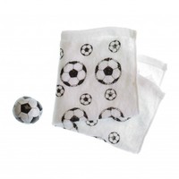 Magisches Handtuch Fußball Duschtuch Badetuch Fussball WM Mini Geschenk