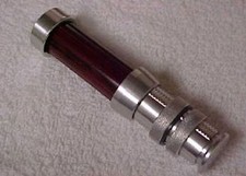 Silver Aluminum Fly Rod Reel Seat w/Rosewood Insert