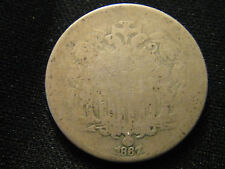 1867 Shield Nickel Tuff Date Coin