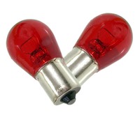 Set Rote Glühbirnen Lampen Birnen Bremslicht Rot 12V 21W BA15S