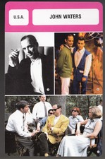 JOHN WATERS Movie Film Director Johnny Depp Photo CINEMA HISTORY BIOGRAPHY CARD