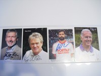 FC Bayern München 4 x Autogrammkarte alt