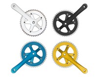 SALE Singlespeed Kurbel 170mm 46Z Bahnrad bunte Fixie Kurbelgarnitur Kettenblatt