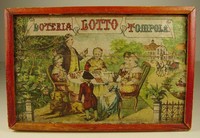 Antikes Loteria LOTTO Tompola Spiel in OVP vor 1900