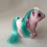 Mein kleines/ My little Pony/G1/Playschool Baby Flügel Pony Punkte Herz  1987