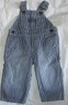 Sz 9 Mon Oshkosh Jean Overalls Boys Denim Striped