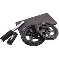 Bauchroller Rad Knieauflagematte Fitnessgeräte Bauchmuskeltrainer Bauchübung 