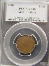 1884 Great Britain 1/4 D Pcgs Xf40