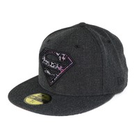 New Era Slick Fill Superman Cap unisex Mütze, Farbe heather schwarz, 92898 