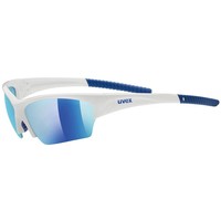 Uvex sunsation white blue Rad Brille Fahrradbrille