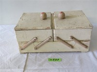 Alter Nähkasten Nähkästchen Nähschränkchen Shabby Chic 50er Jahre ? Nähen