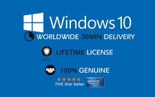 MICROSOFT WINDOWS 10 PRO PROFESSIONAL 32 / 64BIT OEM GENUINE LICENSE KEY CODE