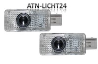 2x LED SMD Xenon Modul Prejektor Laser Logo Einstiegsbeleuchtung Skoda Superb