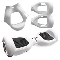 weiß Silicone Case Silikon Schutzhülle For Hoverboard Balance Scooter 2 Wheels