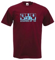 Legenden Bobby Moore Hurst Peters Von West Ham Fußball T - Shirt - Alle Größen