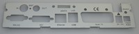 Rückblende Rückwand Dreambox DM 800 Kabel Tuner Rear Cover DM800HD DM800C DVB-C