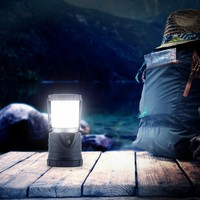 LED CAMPINGLATERNE OUTDOOR LATERNE GARTEN ZELT CAMPINGLEUCHTE CREE 150STD BLACK