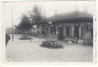 org. Foto Russland Podsewy b/ Pleskau Pskow Bahnhof Eisenbahn