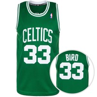 adidas Performance Boston Celtics Bird Swingman Basketballtrikot Herren Grün NEU