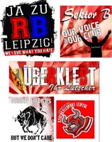 RB Leipzig Aufkleber - Diverse Varianten - RBL - Rasenball - Ultras