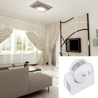 Bewegungsmelder Infrarot 180 Grad Außen LED Haus Hof Sensor IR Aussen aus DE