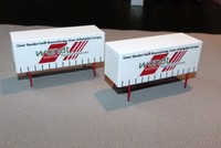 Herpa Gardinenplanen-Wechselbrücken Wandt Braunschweig