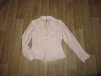 OUI MOMENTS Leinen Blazer Rosa Gr.38 **w.NEU**