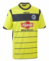 DSC ARMINIA BIELEFELD TW Trikot gelb 15/16 !NEU! OVP + Bundesliga/Hermes Patch