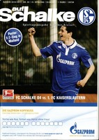 BL 2010/11 Schalke 04 - 1. FC Kaiserslautern, 23.04.2011 + Poster Inter Mailand