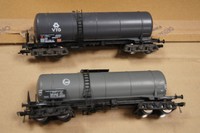 2 Fleischmann Kesselwagen,EVA und VTG Vitrinenmodell