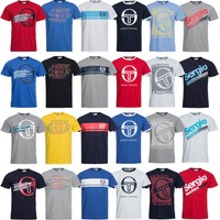Sergio Tacchini Herren Classic T-Shirt S M L XL 2XL Sport Freizeit Tee Top neu