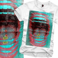 E1SYNDICATE T SHIRT DOPE LSD BLOTTER ART ALBERT HOFMANN MDMA BONG  S/M/L/XL