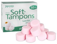 Joydivision Soft Tampons Professional 50er Packung rosa fadenlos runde Form |17
