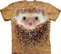 Big Face Hedgehog Animal T Shirt Adult Unisex The Mountain
