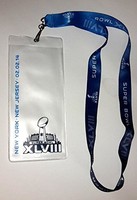 NFL Football Super Bowl 2014 Lanyard Schlüsselband Tickethülle Tickettasche