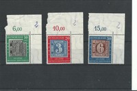 BRD - Michel - Nr. 113 - 115  postfrisch mit Eckrand