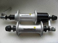 Naben Paar VR + HR  moyeux hubs 8/9-fach Shimano FH-M430/HB-M430 silber 32 Loch