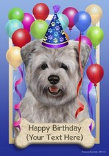 Large Customized Birthday Flag - Glen of Imaal Terrier 57215