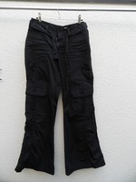NEU Flash Lights Da Hose Gr.36  schwarz Mädchen  Hose Cargo Hose