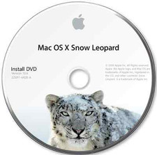 Mac OS X 10.6 Snow Leopard Install Disc