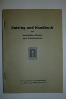 Katalog und Handbuch der deutschen Zonen- und Lokalmarken 1947