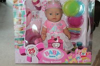 ZAPF CREATION Baby Born Interactive 25. Geburtstag Puppe NEU & OVP