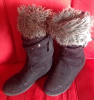 Damenstiefel Gr.36 Wildleder