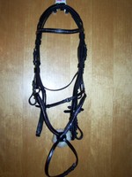 Luxus STrass Trense mexikanisch Strasssteine NEU mit Lammfell XWB großes WB