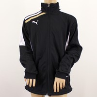 Puma King Sweatjacke Trackjacke Traningsjacke Gr.140 Polyester schwarz #3.47.3