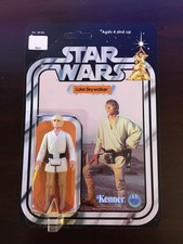 Vintage Luke Skywalker 1977 Star Wars 12 Back Rare Made in Hong Kong Kenner MOC