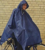 REGENPONCHO PONCHO REGENCAPE CAPE FAHRRADPONCHO BLAU