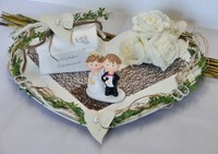 !!!Top!!! Exlusives Geldgeschenk Herz **Geschenk**für Hochzeit**braun**