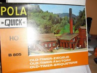 Pola Quick  H0, 80er Jahre Bausatz, Art. B 805, Oldtimer Ziegelei
